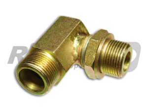 CODO SALIDA DE COMPRESOR ROSCA (TUERCA) 22 X 1.5 X 24X1.5 MOD.AGRALE MT 12